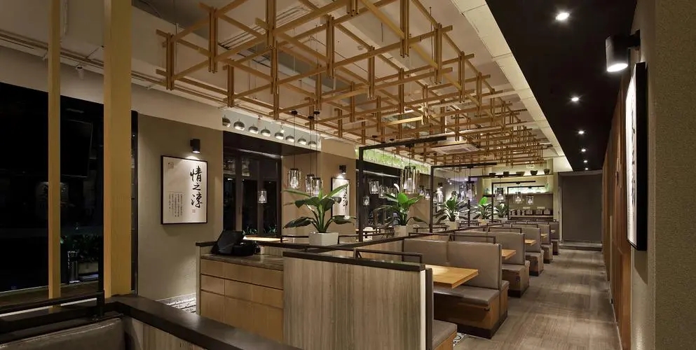 新中式禪意餐廳設(shè)計(jì)：靜謐東方，詩(shī)意饗宴